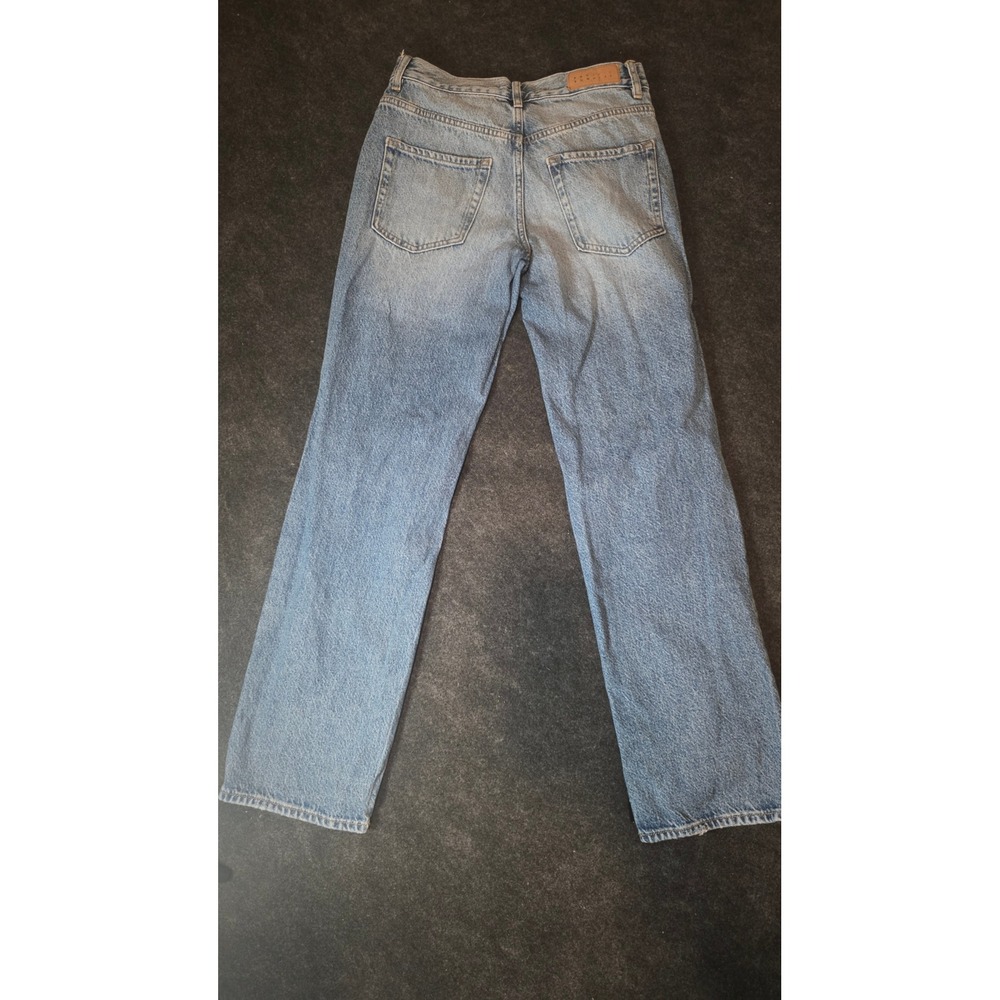 PacSun High Waisted Straight Leg Jeans Light Wash Blue Denim Size 26